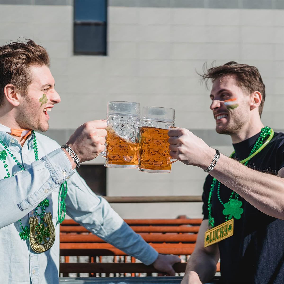 Venzina Leather Bracelet for Men featuring Titanium Steel Twist Ring 8.3 in Black PU | Gift Accessory