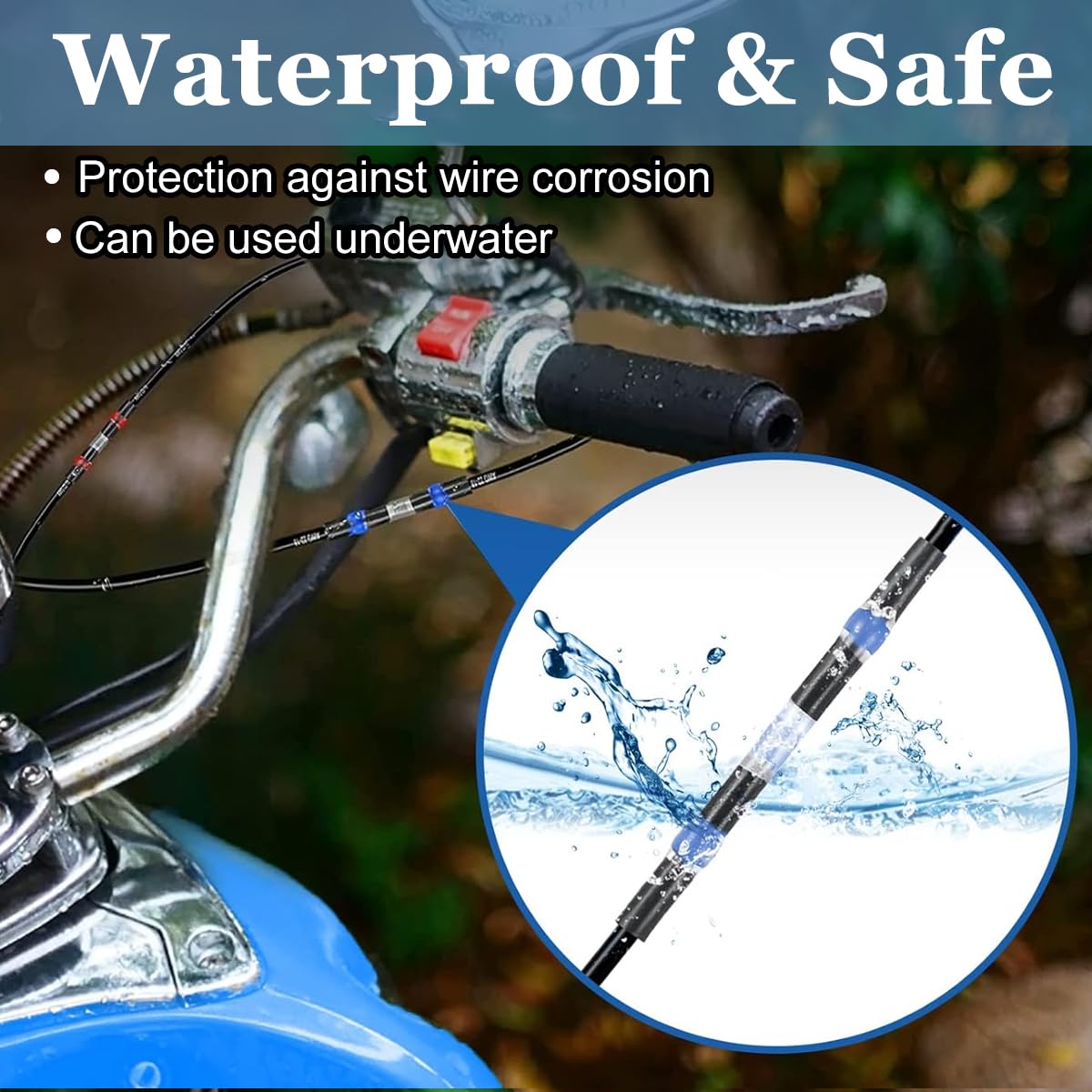 Serplex Heat Shrink Solder Wire Connectors Kit 160 pcs for Electrical Repairs | Waterproof Insulation with Tin Ring Design