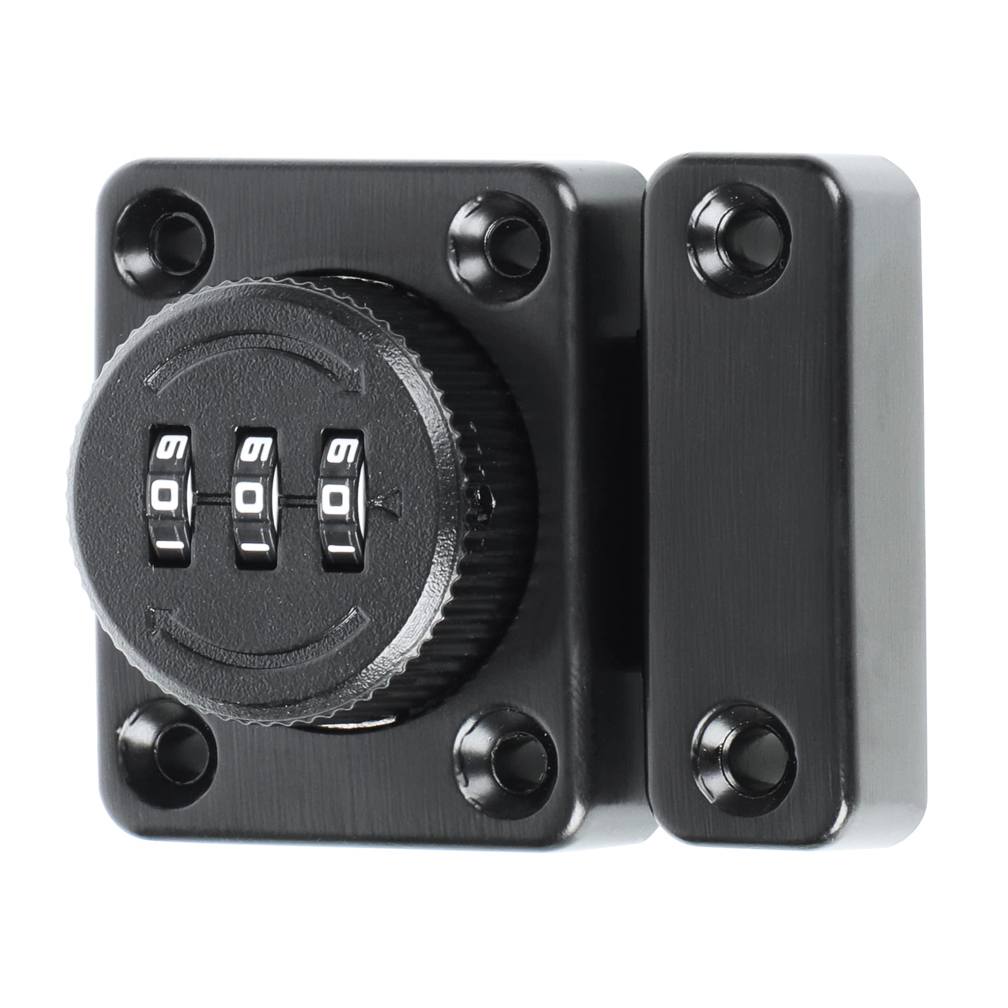 HASTHIP® Password Gate Latch Slide Bolt Latches Lock,Safety Double Sided Gate Hardware