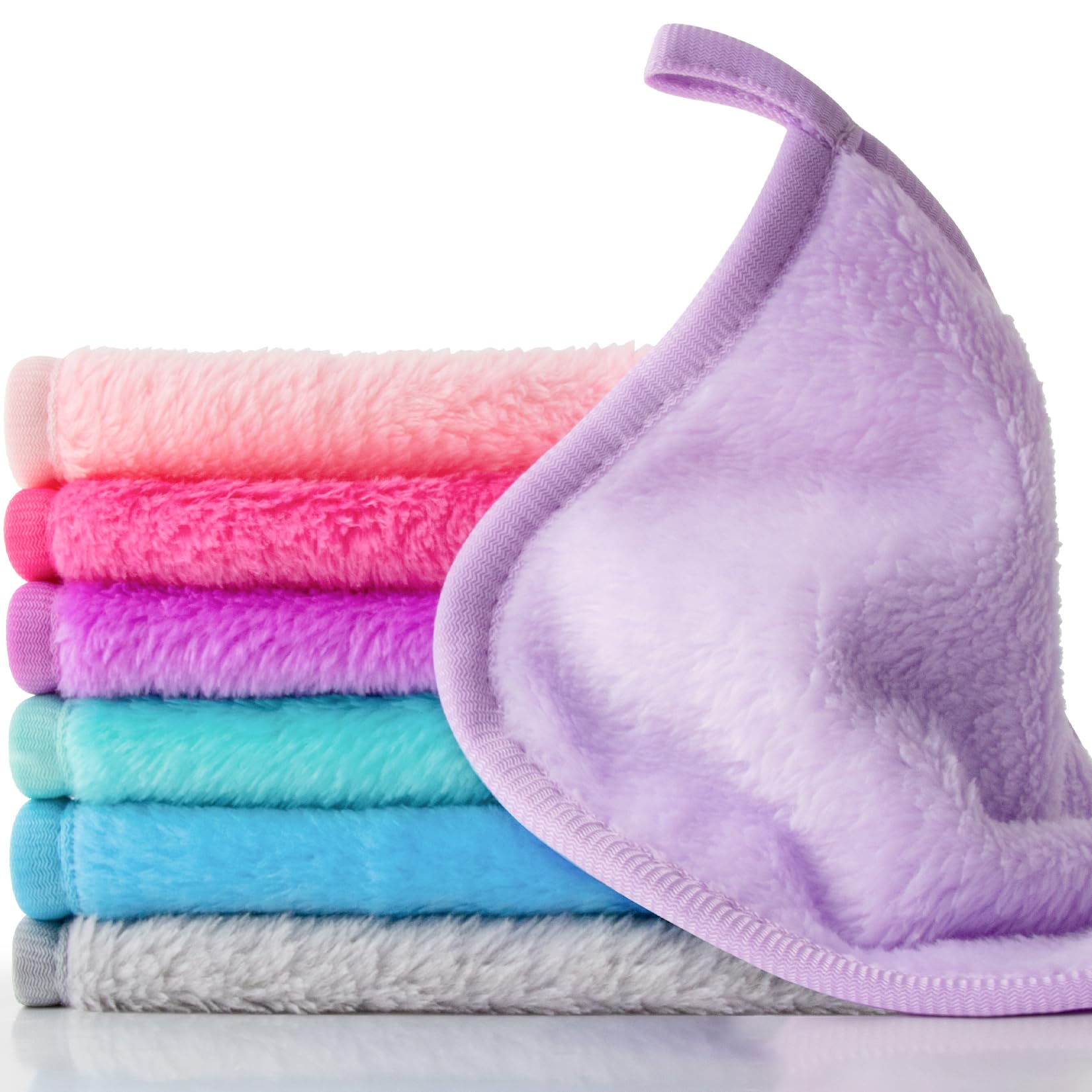 MAYCREATE® Makeup Remover Cloth - 7PCS Makeup Cloth Microfiber for Facial Cleaning 6