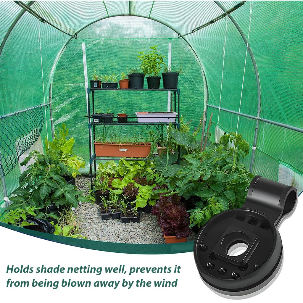 Venzina Sunshade Net Clips for Gardening and Agriculture 30 pcs featuring One Piece Round Design