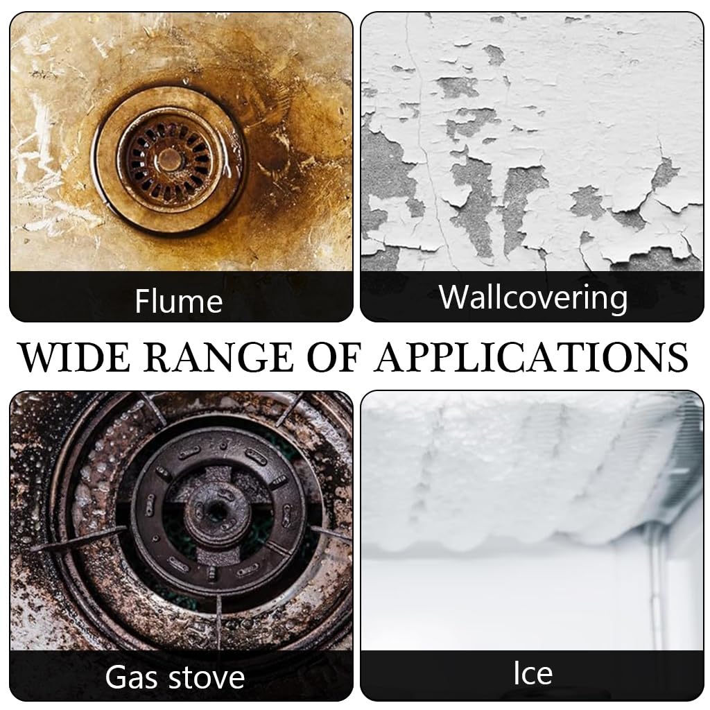 Serplex Ceramic Hob Scraper with 5 Blades for Stove and Glass Cleaning featuring Screw Fixed Design and Anti Slip Handle