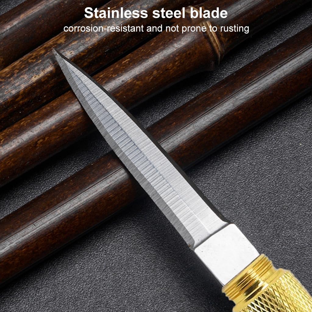 Optifit Portable Window Breaker with Keyring featuring Stainless Steel Design in Gold | Multipurpose Utility Tool