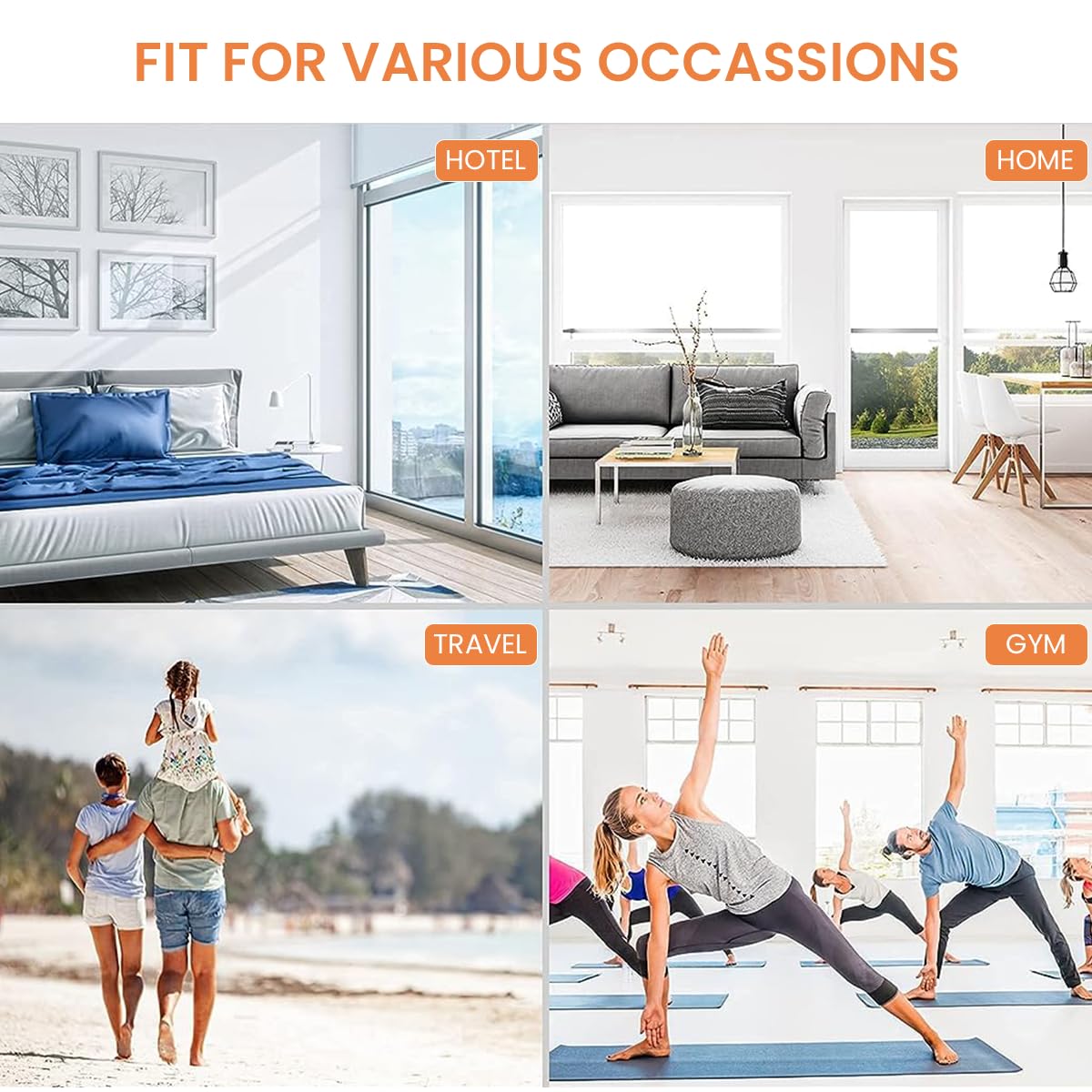 MAYCREATE Silicone Travel Bottles Set for Toiletries with Leakproof Lids 16pcs | BPA Free