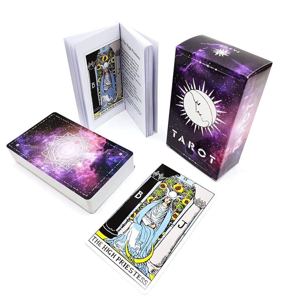 ZIBUYU® 8 Original Tarot Cards Deck with