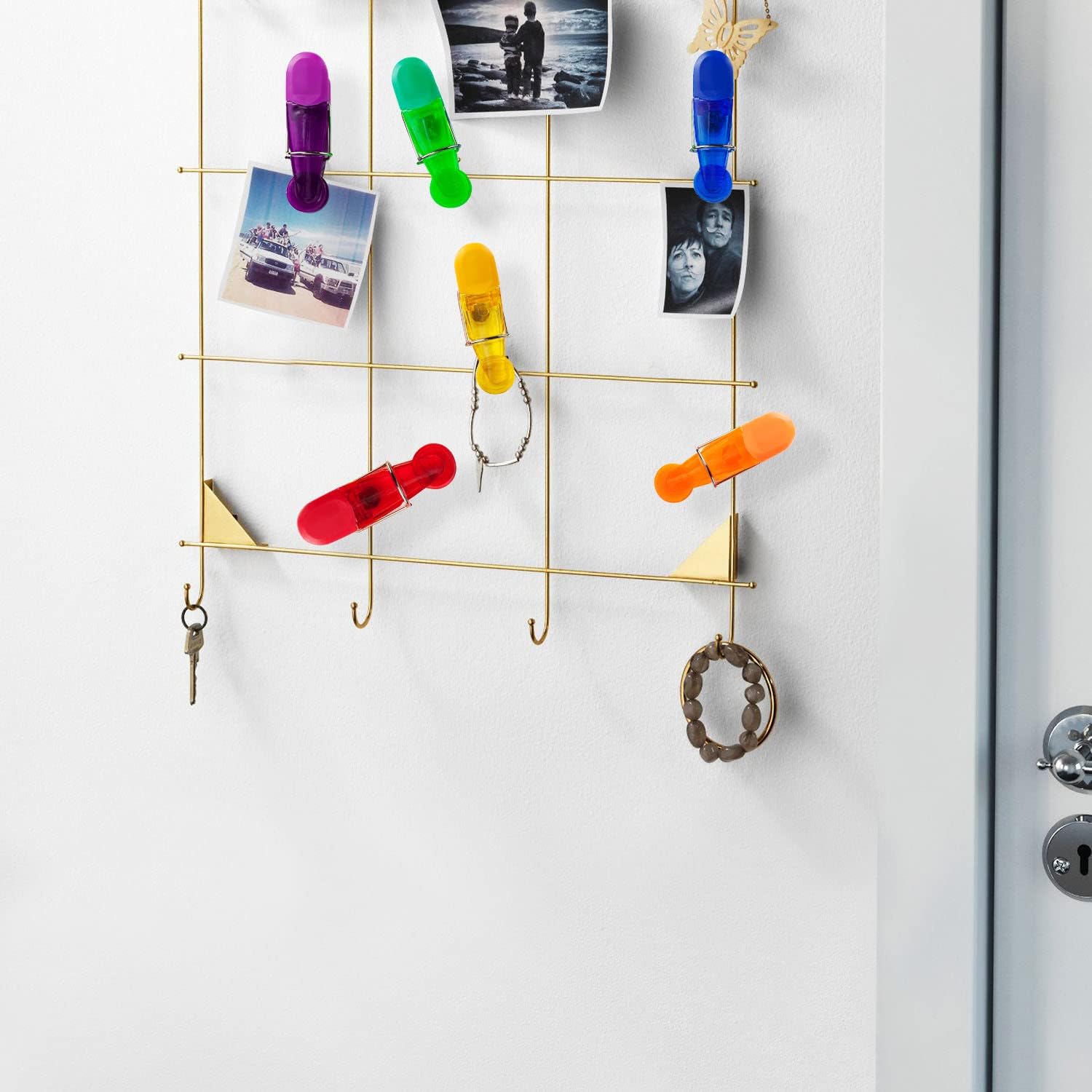 Supvox Magnetic Clips for Food Bags and Refrigerator Use featuring 7 Pack Set | Non Slip Airtight Seal