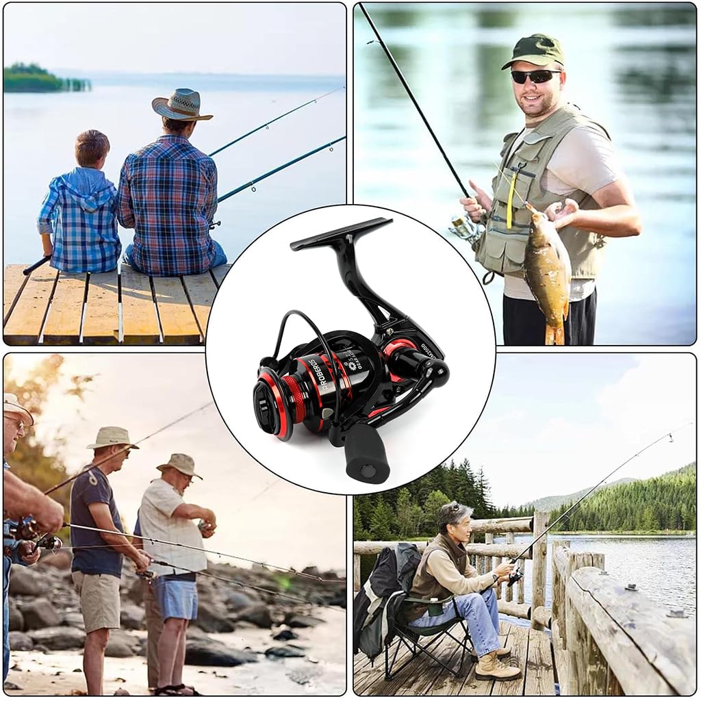 Proberos Fishing Reel for Freshwater and Saltwater with 11kg Drag Force and CNC Aluminum Spool