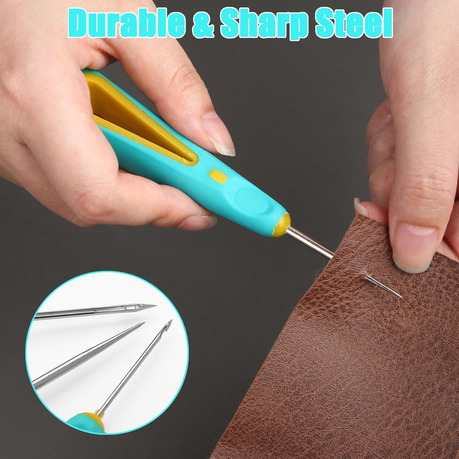 HASTHIP Punch Needle Wick for Candle Making with Round Hole Tool Set | 6PCS DIY Craft Accessory