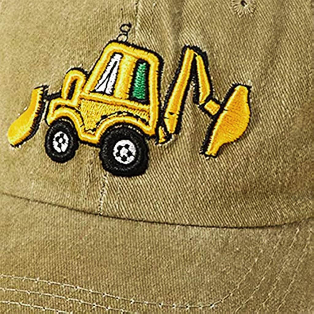 GUSTAVE Kids Baseball Cap for Summer with UV Protection and Adjustable Buckle | Cotton Hat for 3–8 Year Old Boys and Girls
