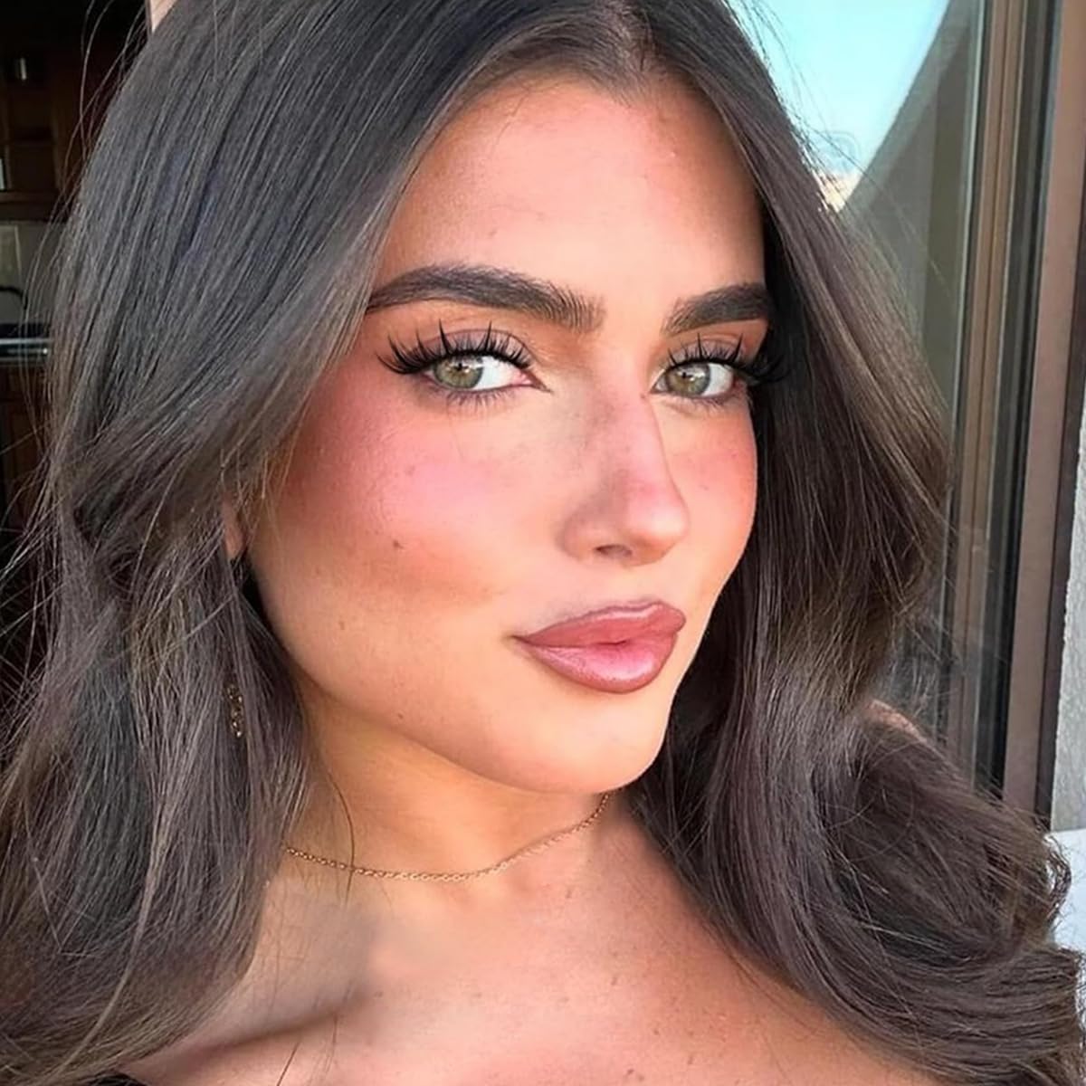 MAYCREATE Pre-glued False Eyelashes Kit with Tweezer and 120 Pcs Clusters 10/11mm | DIY Lash Extensions for Natural to Party Looks