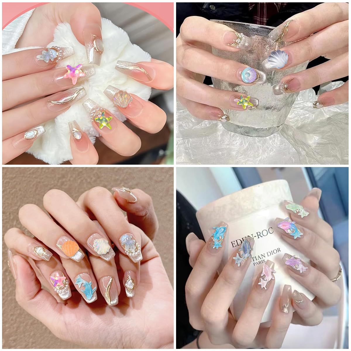 MAYCREATE Halloween Nail Art Stickers for Spooky Designs with 12 Sheets Glow Effect | Self Adhesive 3D Decals for Women and Girls