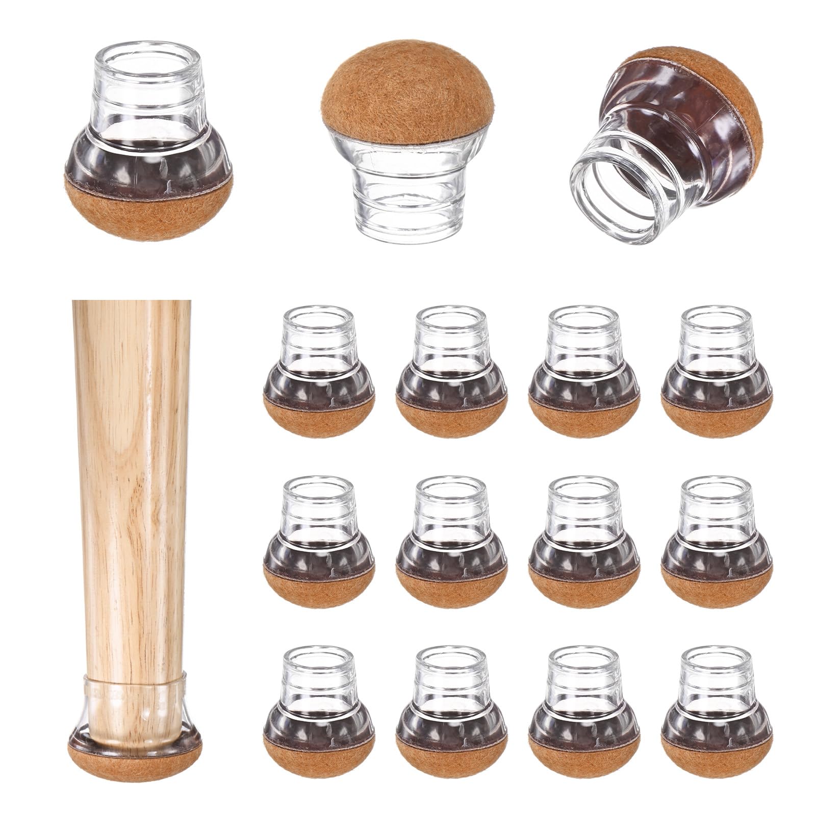 HASTHIP® Chair Leg Floor Protector - 8Pcs 0.55