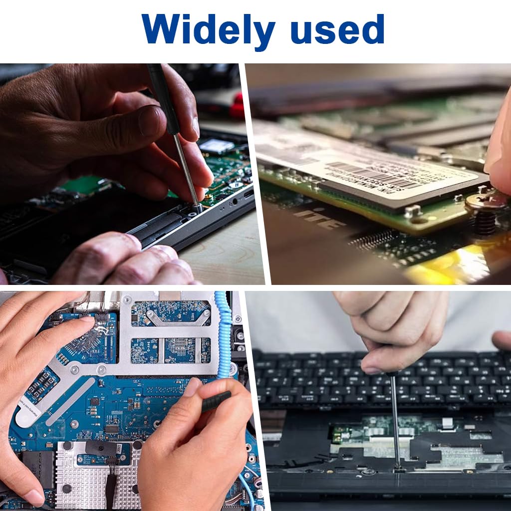 Serplex Phillips Head Screws Kit for Laptop Repair with 500pcs M2 M2.5 M3 & Screwdriver