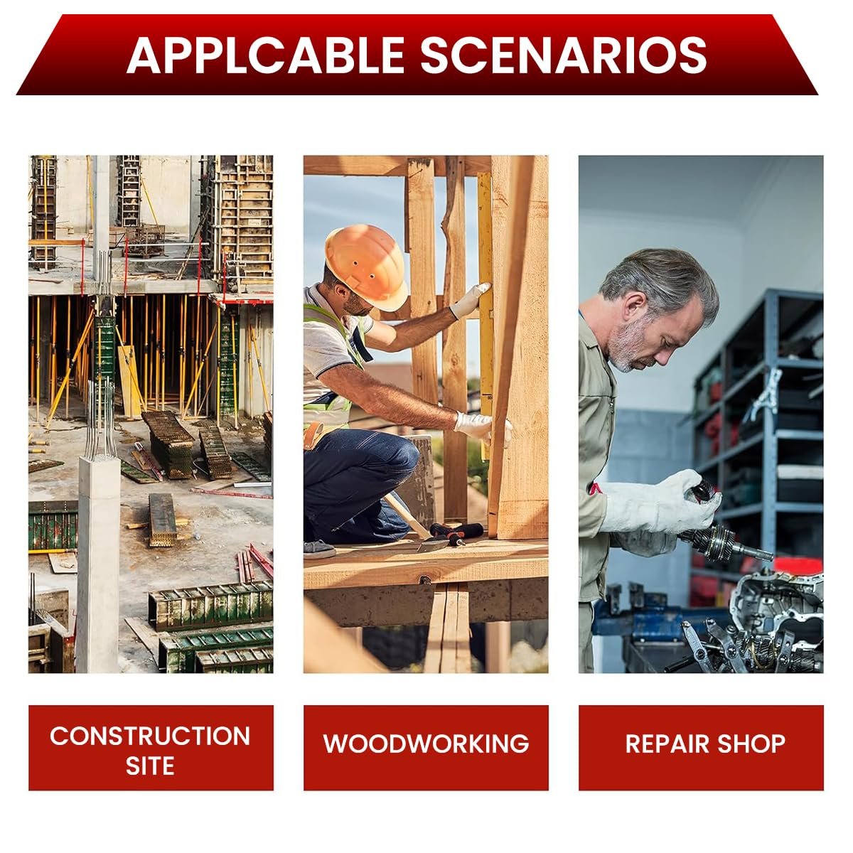 Serplex Pipe Clamps 1/2 in for Woodworking and Carpentry DIY Projects | Set of 2