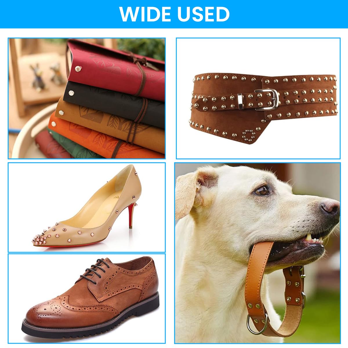 Serplex Craft Tool Die Punch Kit for Snap Buttons with 11pcs Multi Size Punch Set | DIY Leather and Denim Repair