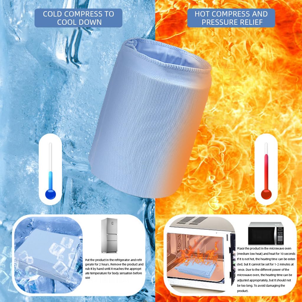 ZIBUYU Wrist Strap for Gym Support with Elastic Lycra Gel Cushion | Hot and Cold Therapy Band