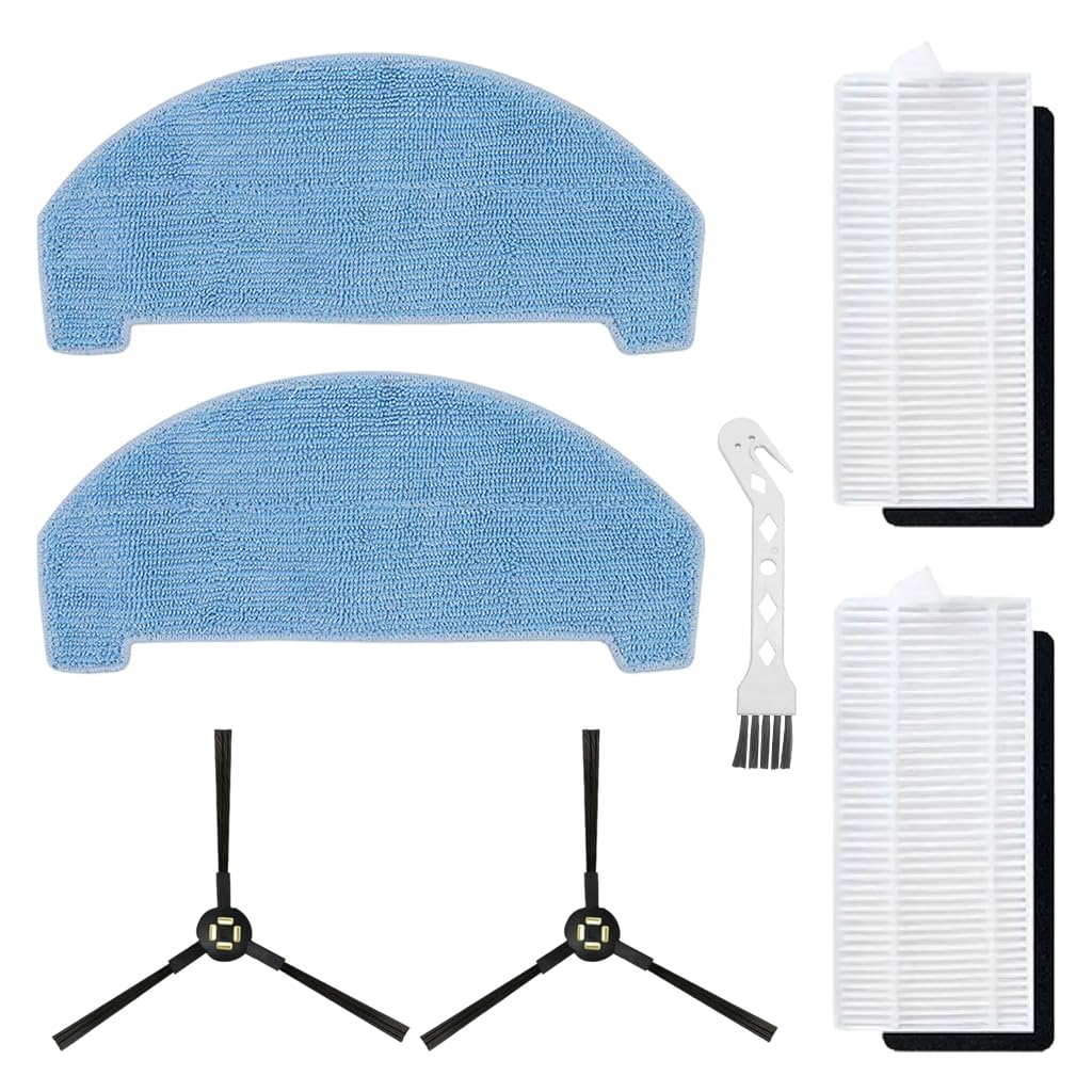 HASTHIP Robot Vacuum Cleaner Spare Parts for ILIFE T20s Pro with 7 Pcs Set | Easy Install