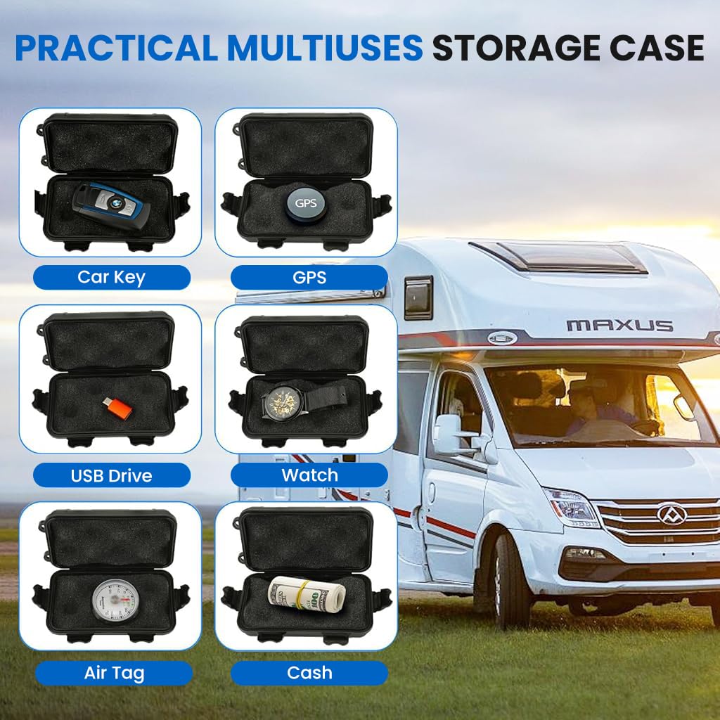 ZIBUYU Magnetic Tool Box for Workshops with Dual Back Magnets and ABS Hard Shell | 3PCS Set