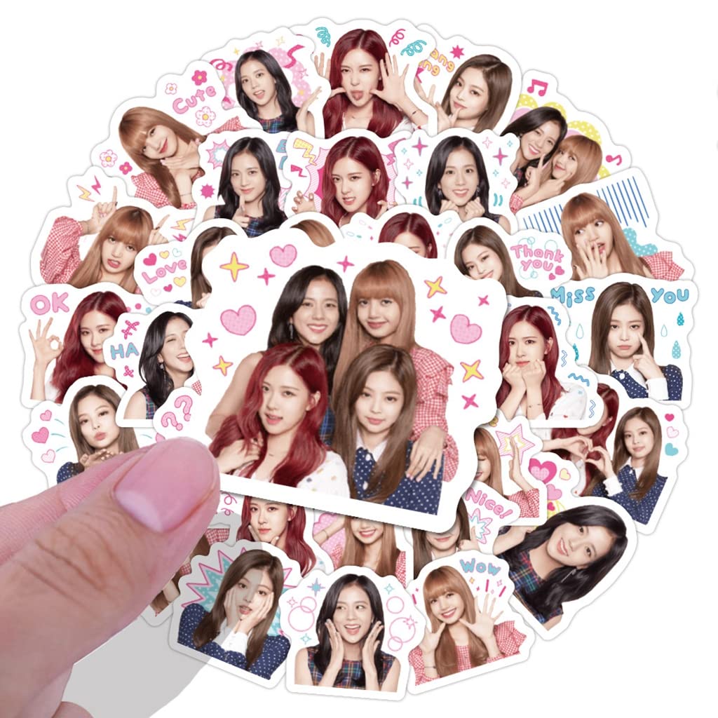 Climberty® 80 South Korean blackpink stickers Park Caiying Kim Zhini Hand Account Materials LISA Hand Account