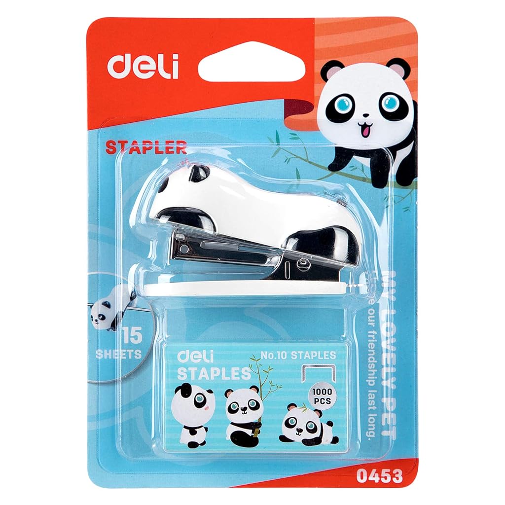 ZIBUYU® Cute Panda Stapler with 1000 Staples