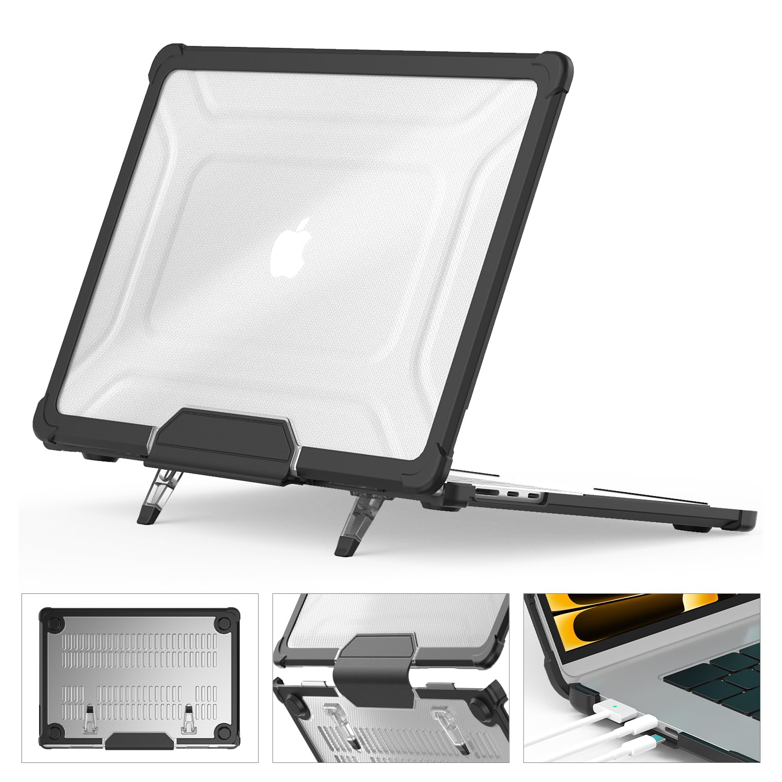 HASTHIP® Case Compatible with MacBook Air 15 inch Case 2025 2024 2023 / M4 M3 M2