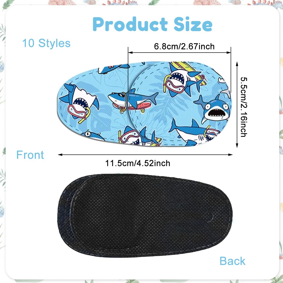 HANNEA Lens Cover for Kids featuring 30PCS Slide-In Removable Design | Cartoon Lazy Eye Patch