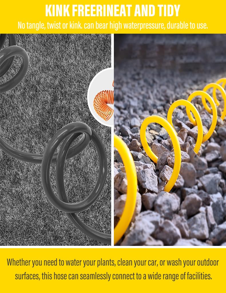 HASTHIP Garden Hose Pipe for Home and Car Washing with 15m Expandable EVA Hose & 3 Mode Sprayer Gun