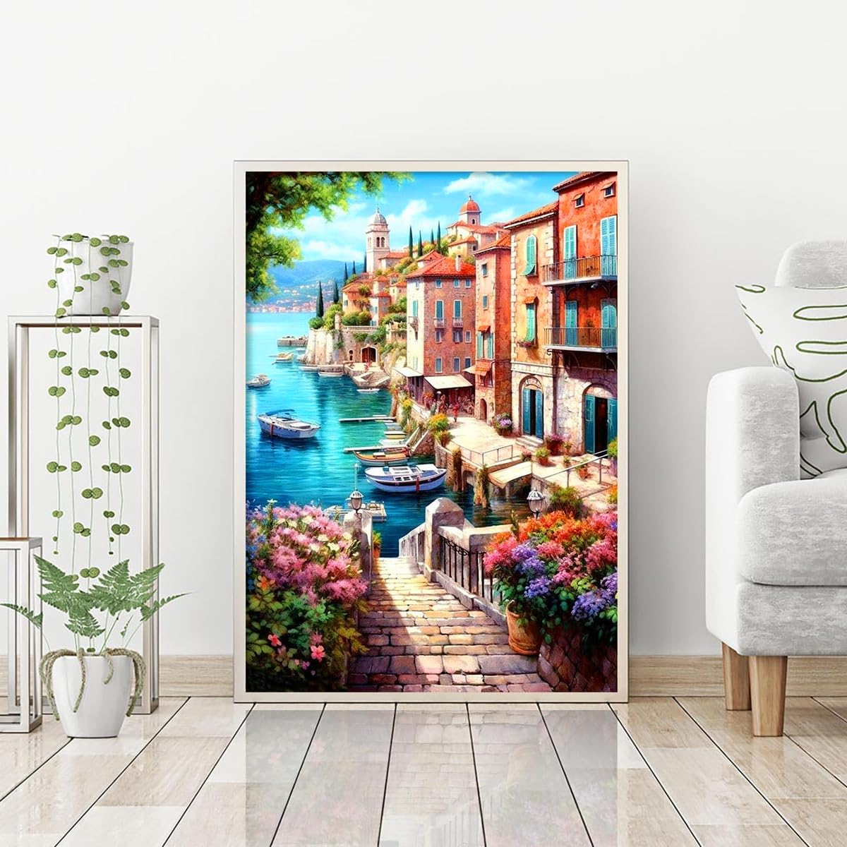 HASTHIP Diamond Painting Kit for Home Wall Decor with Full Drill Canvas 12x16 inch | DIY Gift