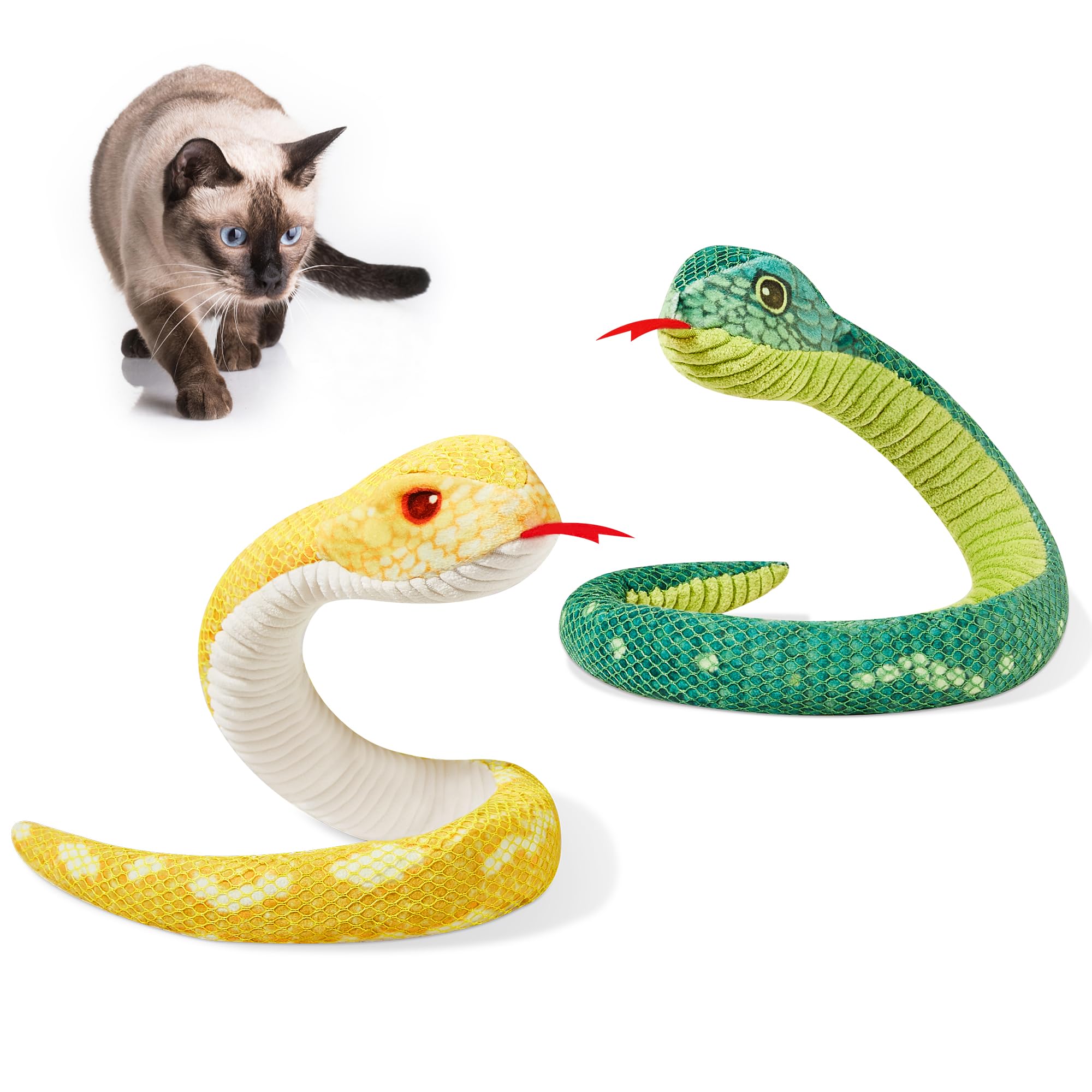HASTHIP® Cat Realistic Catnip Crinkly Sound 1 Pcs