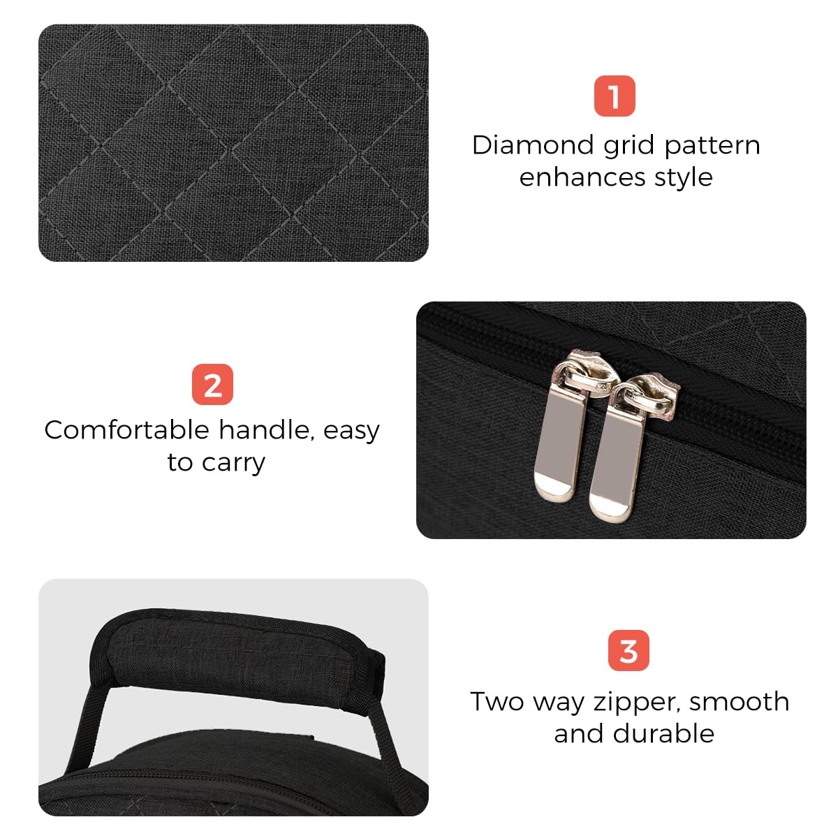 Zibuyu Breastmilk Storage Bag for Travel with Double Layer Insulation and 2 Ice Packs | Waterproof Oxford Backpack for Moms