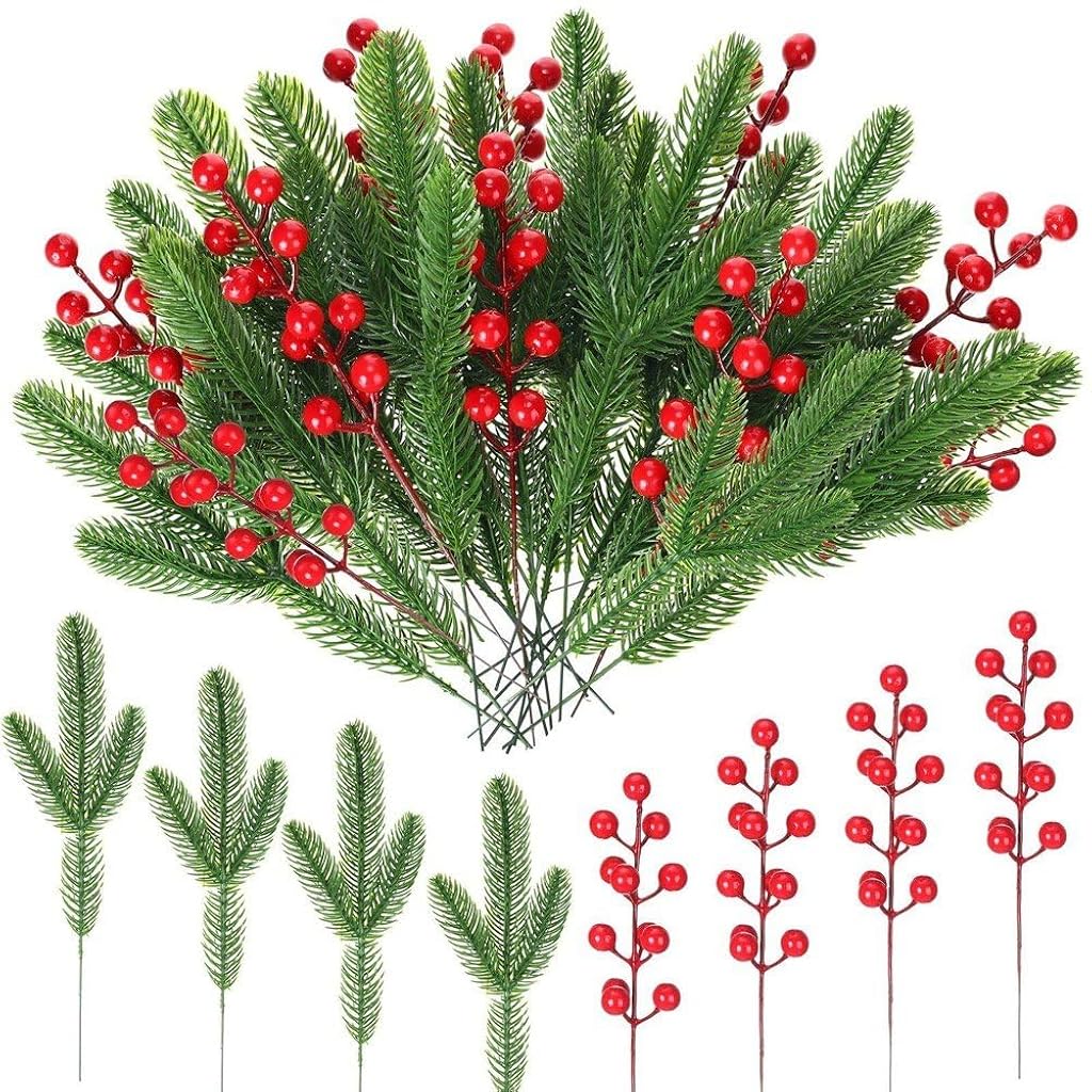 HASTHIP® 35Pcs Christmas Pine Branches