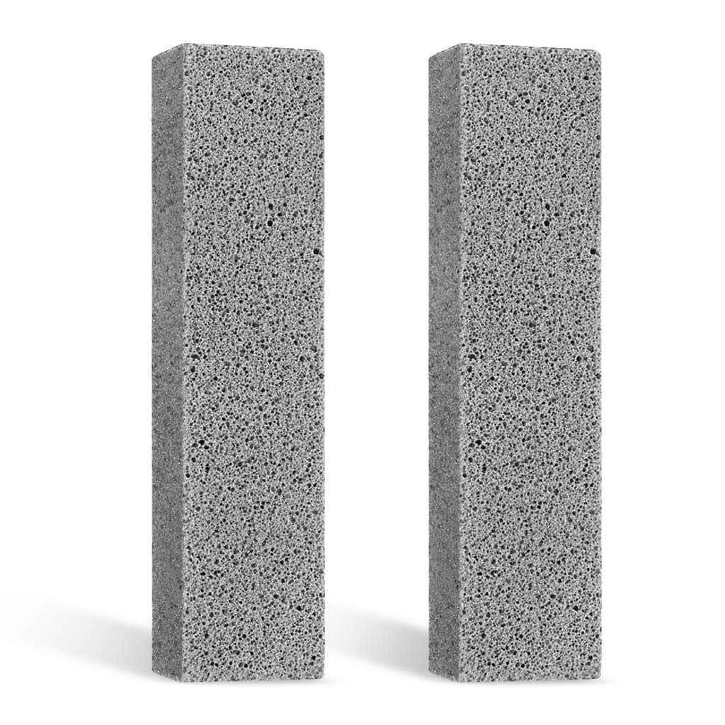 ZIBUYU Pumice Stone for Kitchen & Bathroom Toilet Cleaning Pumice Stone for Toilet Cleaner Tile Cleaning Stone for Kitchen, Bath, Pool, Household Cleaning Pumice Stone - 2 Pcs