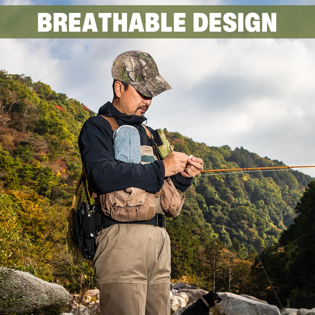 Gustave Summer Cap for Outdoor Use with Breathable Mesh and Adjustable Hook Closure | Polyester Cotton Blend for Men and Women