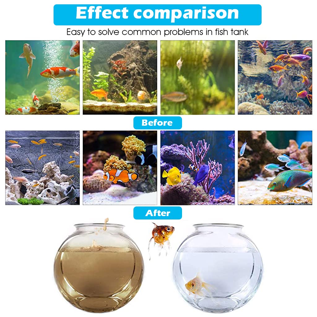 Qpets Aquarium UV Light for Fish Tank with 3W Submersible Sanitizer and Auto Timer | Improves Water Quality