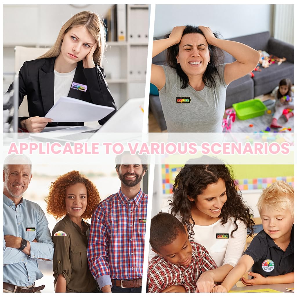 OFIFO Mood Tracker Enamel Pins Set for Jackets and Bags featuring Colorful Designs Pack of 4