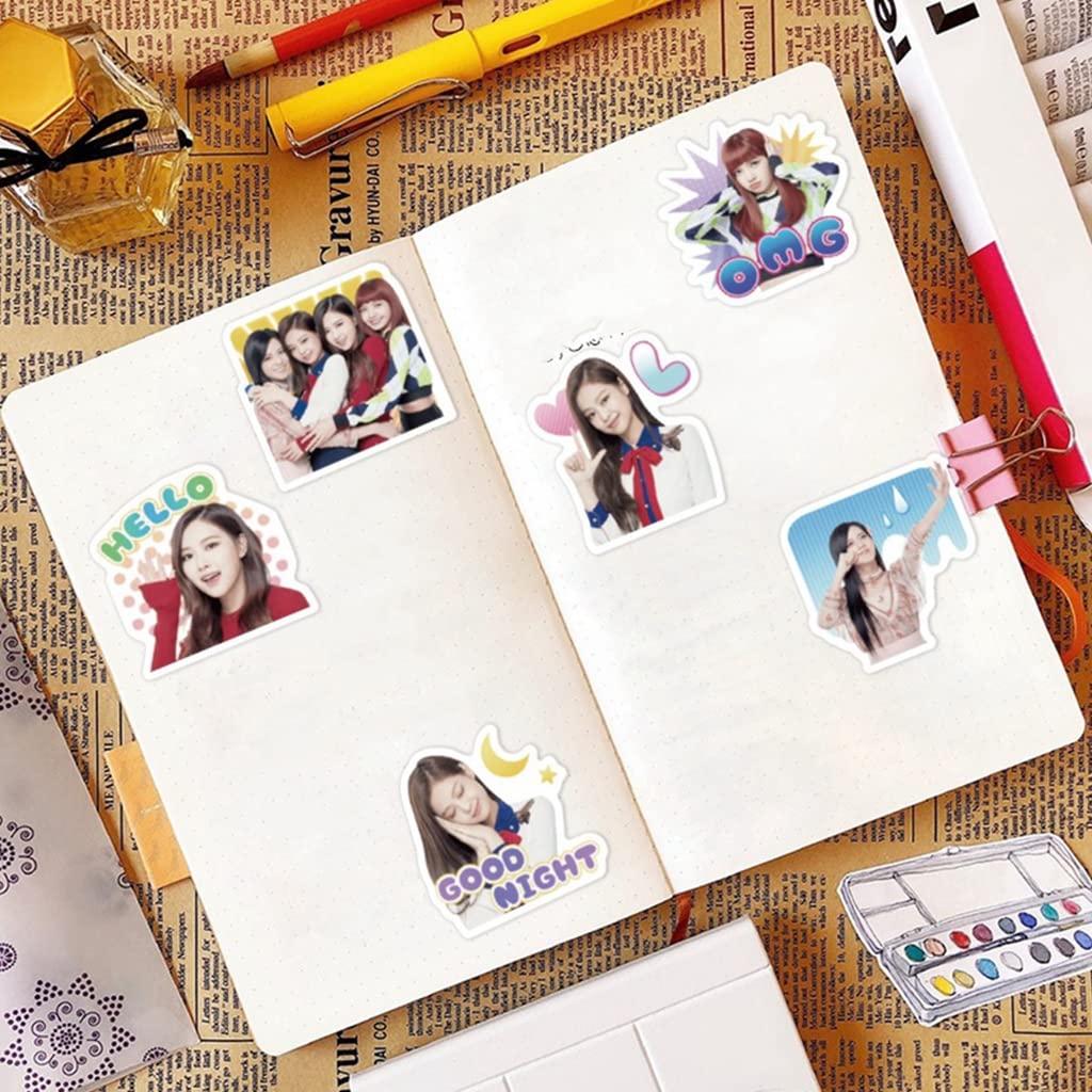 Climberty® 80 South Korean blackpink stickers Park Caiying Kim Zhini Hand Account Materials LISA Hand Account