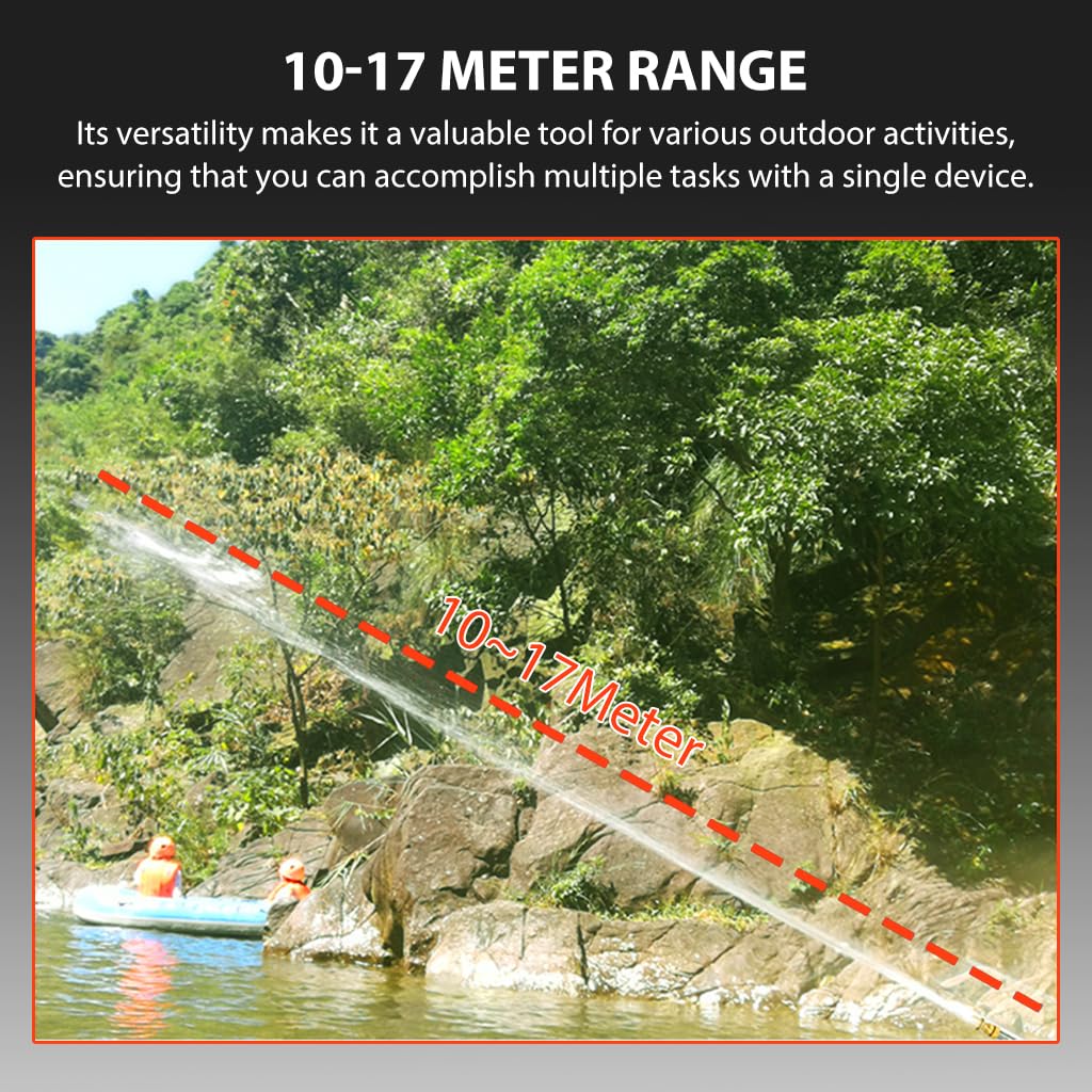 HASTHIP Adjustable Manual Agriculture Sprayer for Gardening with 125cm Pipe and Brass Nozzle