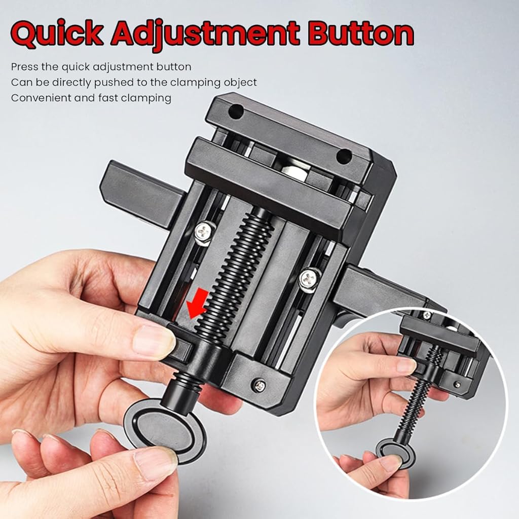 Serplex® Cabinet Door Installation Positioner Support Clamp Wooden Panel Fixing Assistance Adjustable Mounting Jig Hidden 2PCS