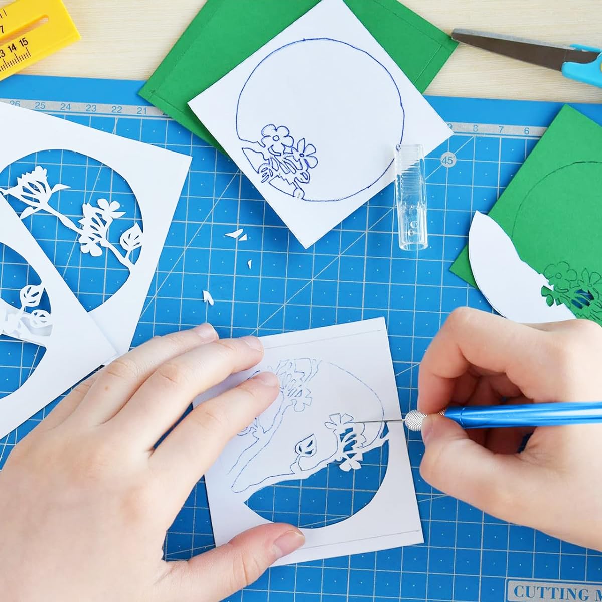 Serplex Gundam Model Tools Kit for DIY Crafts with 21 pcs and Storage Box | Tweezers, Cutter, File