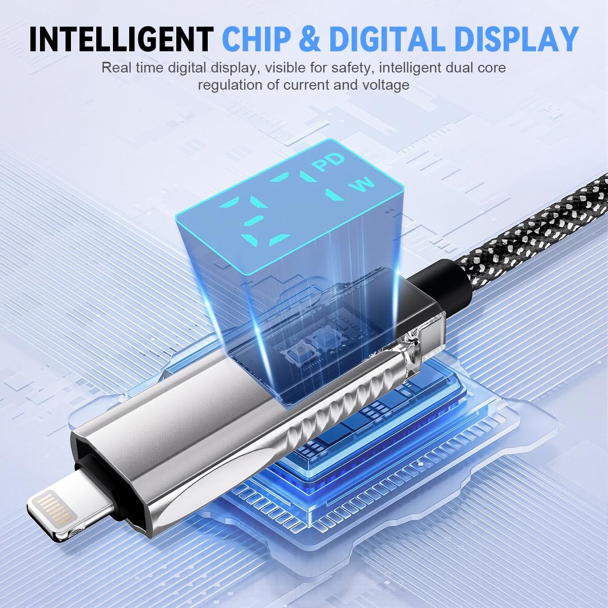 Verilux Type C to Type C Cable for USB C Devices with 100W Fast Charging and 10Gbps Data | 6.5Ft Black