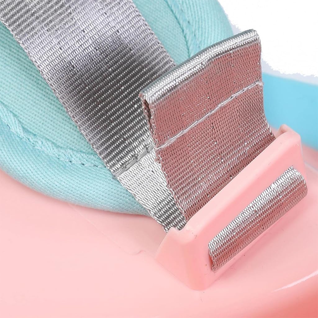 PALAY Inflatable Washing Hair Basin for Elderly and Bedridden with Drain Pipe | Pink Silicone Portable Sink