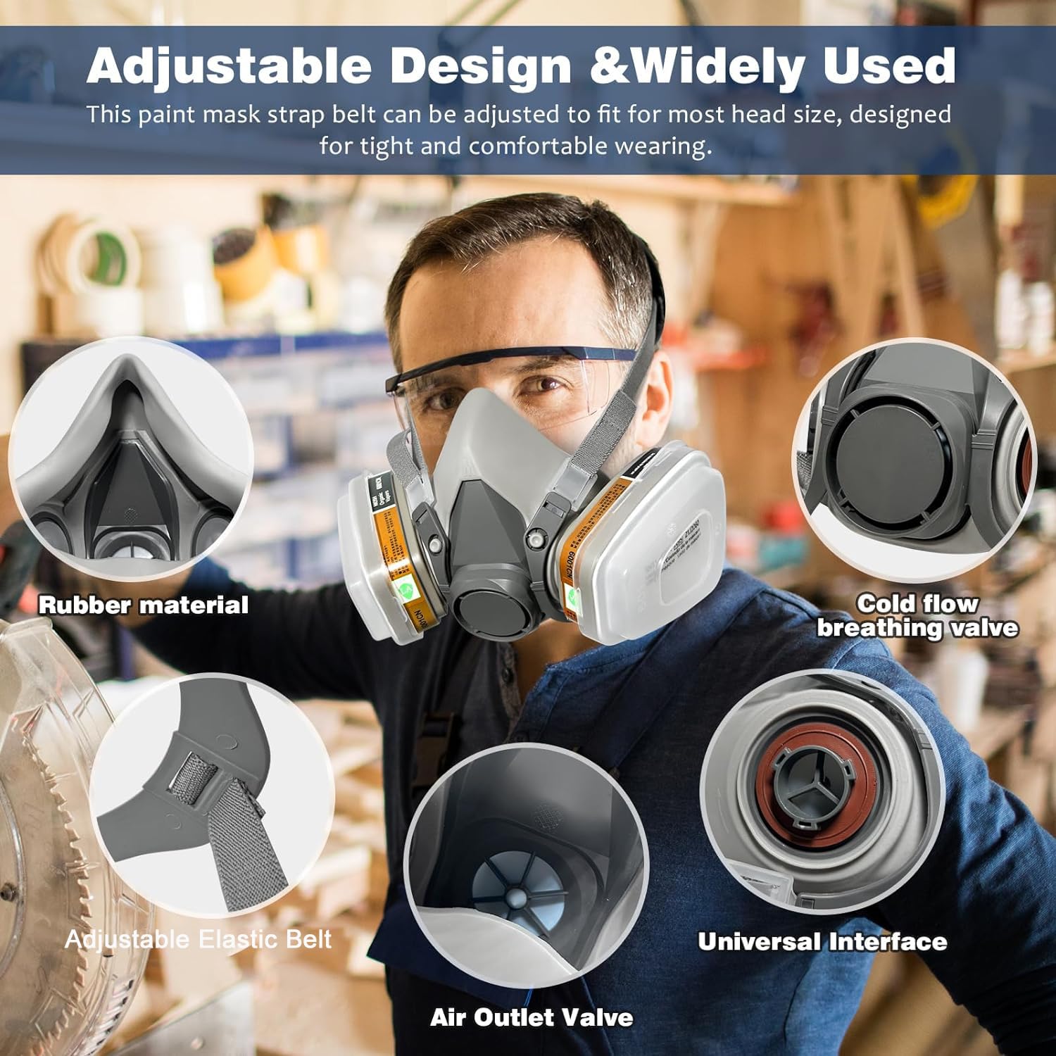 Serplex Reusable 6200 Half Respirator Mask for Paint & Dust | Serplex ...