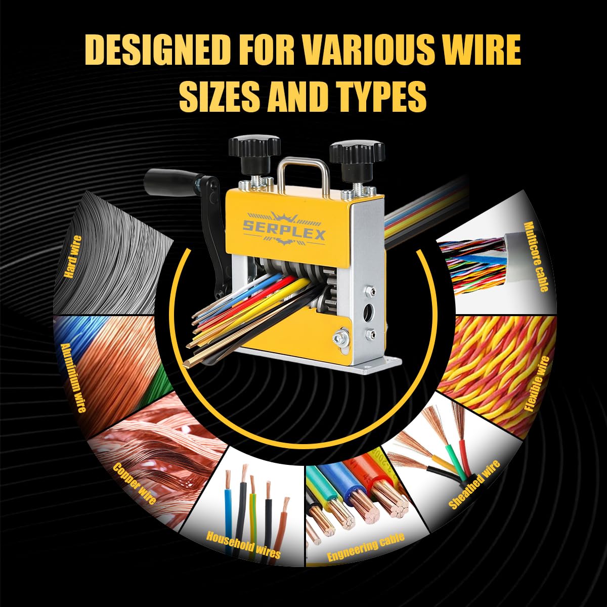 Serplex Locking Pliers Set for Automotive Repairs with Adjustable Force Grip & Chrome Vanadium Steel