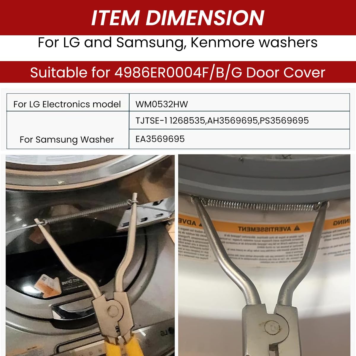 Serplex Snap Ring Plier for Circlip Installation with Straight Tip and Carbon Steel Build