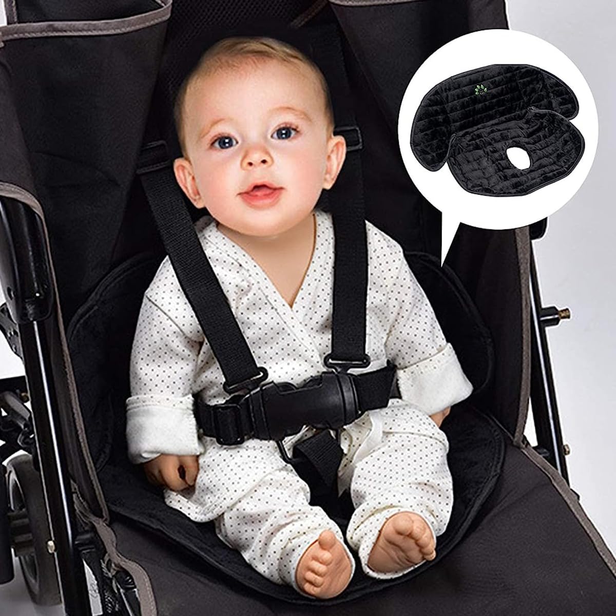 SNOWIE SOFT® Toddler Car Seat Cover Child Car Seat Protector Waterproof Baby car seat Cover Liner Universal Seat Lining for Chair, Stroller, Anti Slip, Great Water Absorption Machine Wash and Dry