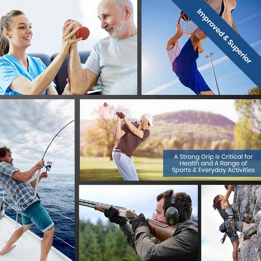 Proberos Hand Grip Dynamometer for Strength Training with LCD Display and 180kg Capacity | Ergonomic Adjustable Handles