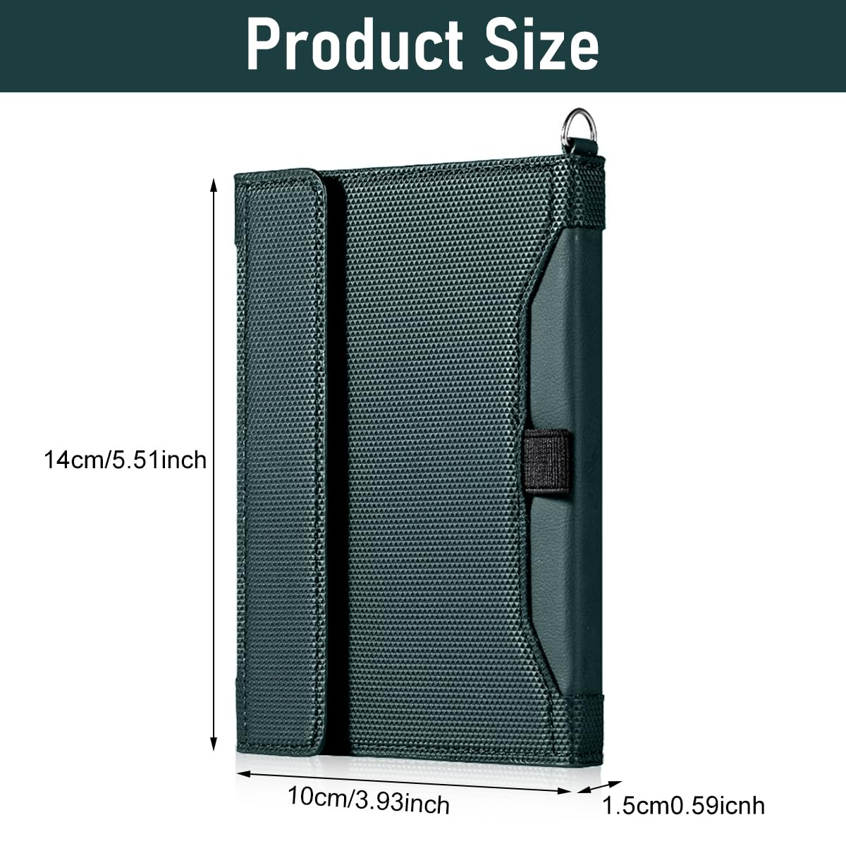 Zibuyu Passport Cover for Travel with RFID Blocking and Magnetic Closure | PU Leather Holder for Men