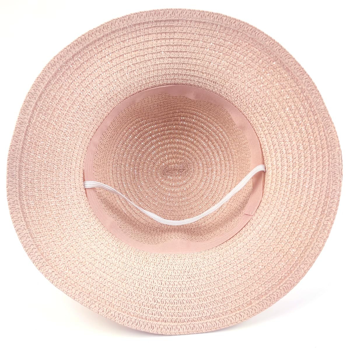 SNOWIE SOFT Pink Straw Hat and Mini Shoulder Bag Set for Girls 4–7 with Floral Lace Bowknot | Ideal Summer Beach Outfit Gift