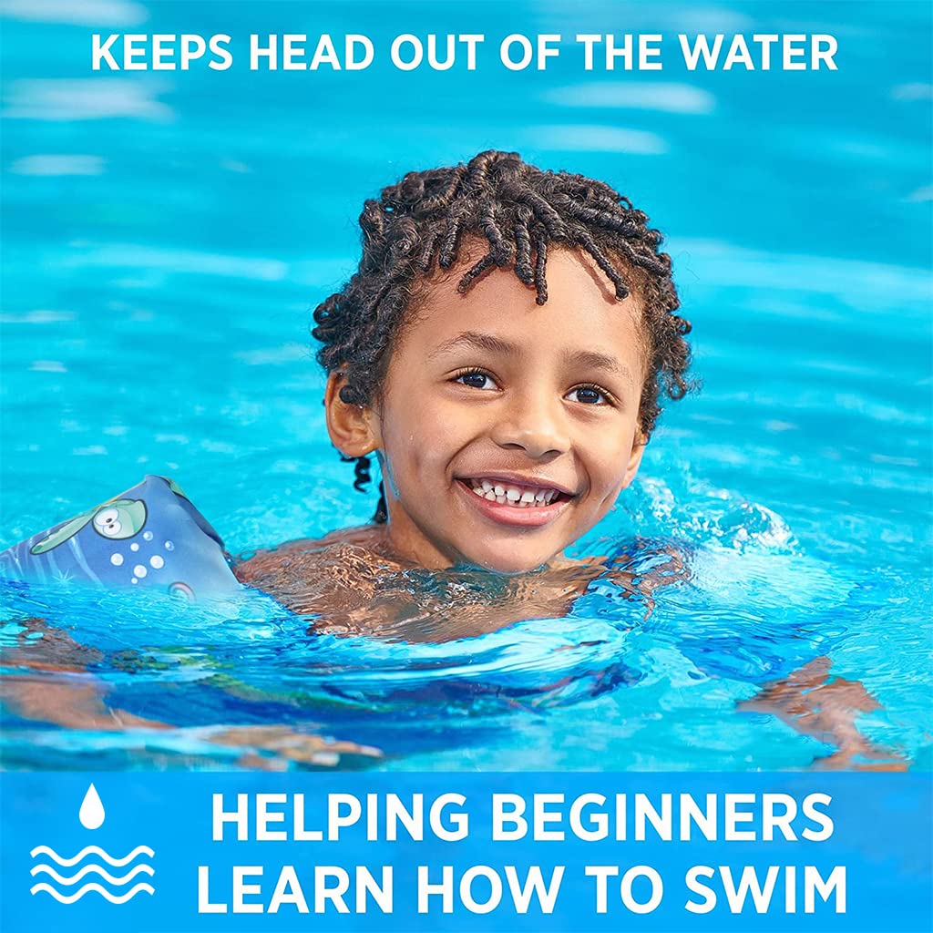 Proberos Swimming Jacket for Kids 30–55lbs with Quick Release Buckle and Soft Foam | Blue Toddler Swim Aid