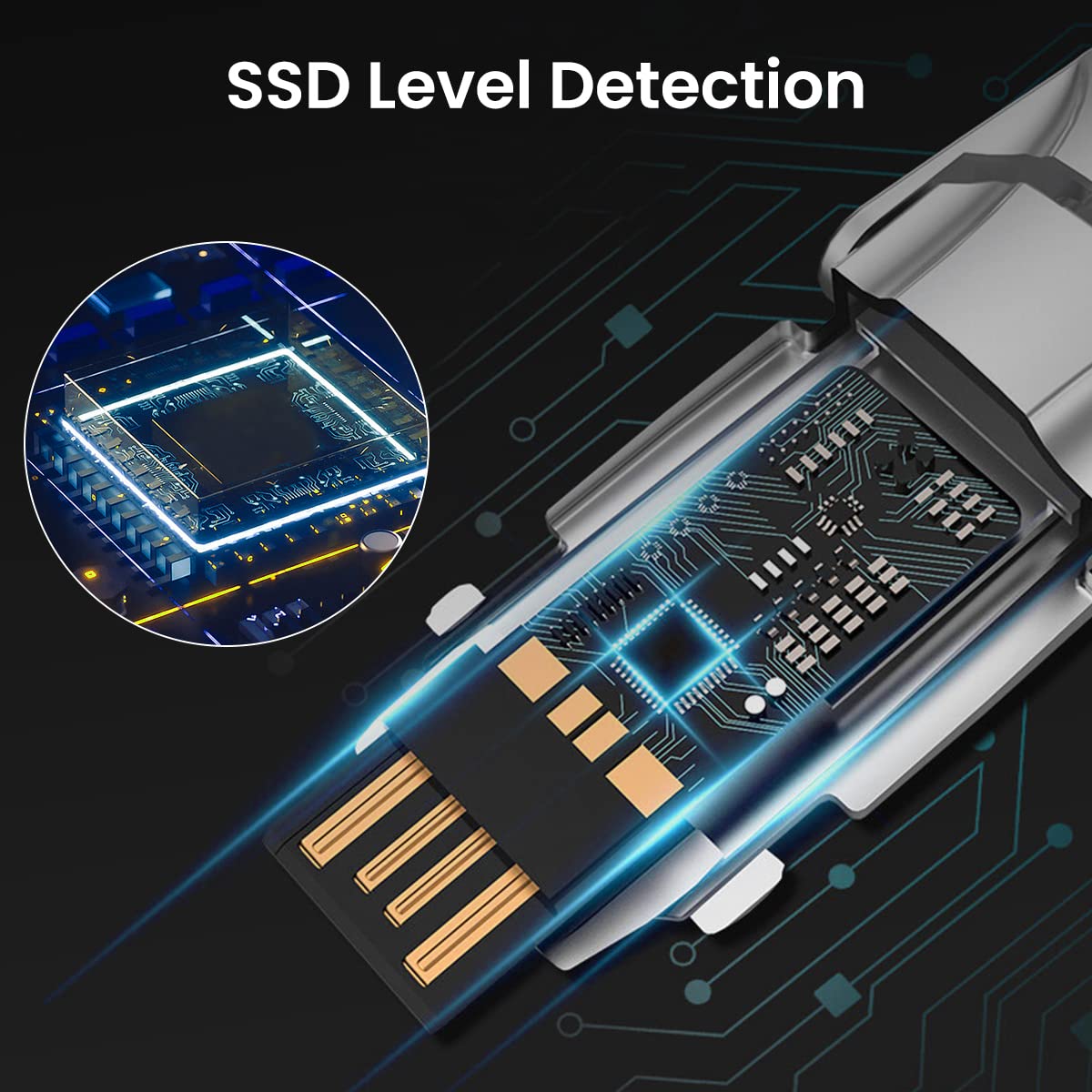 Verilux Pendrive 128GB 2 in 1 Flash Drive with USB 3.1 and Type C 500MB/s Speed for Laptop | Smartphone